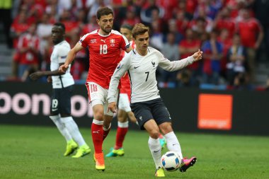 Euro 2016 yılında Fransa - maç arasında İsviçre Vs Fransa