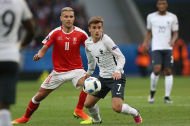 Euro 2016 yılında Fransa - maç arasında İsviçre Vs Fransa