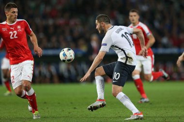 Euro 2016 yılında Fransa - maç arasında İsviçre Vs Fransa