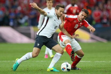 Euro 2016 yılında Fransa - maç arasında İsviçre Vs Fransa