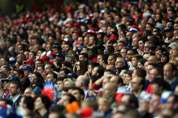 EURO 2016 IN FRANCIA - PARTITA TRA SVIZZERA E FRANCIA — Foto Stock