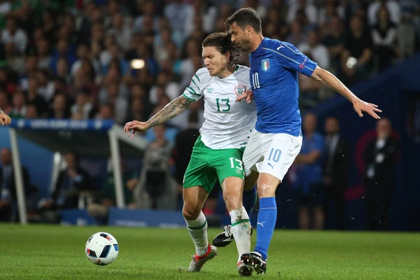EURO 2016 EN FRANCIA - IRLANDA E ITALIA — Foto de Stock