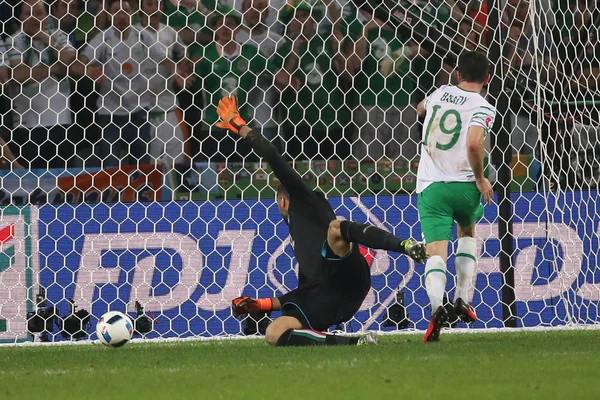 Brady score the goal — Stock Photo, Image