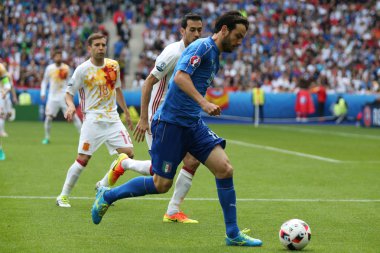 Euro 2016 yılında Fransa - İtalya Vs İspanya arasında maç