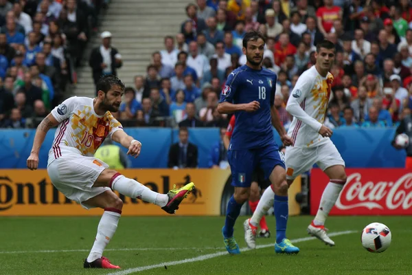 EURO 2016 EM FRANÇA - JOGO ENTRE ITÁLIA VS ESPANHA — Fotografia de Stock