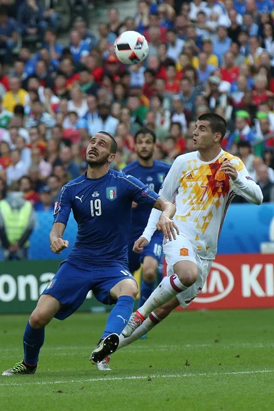 EURO 2016 EM FRANÇA - JOGO ENTRE ITÁLIA VS ESPANHA — Fotografia de Stock