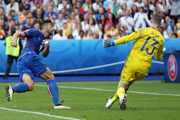 EURO 2016 EM FRANÇA - JOGO ENTRE ITÁLIA VS ESPANHA — Fotografia de Stock