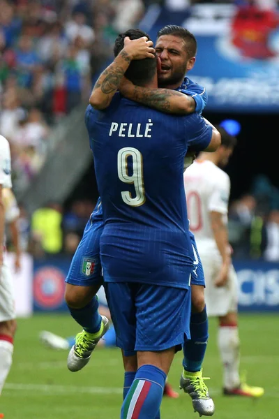 EURO 2016 EM FRANÇA - JOGO ENTRE ITÁLIA VS ESPANHA — Fotografia de Stock