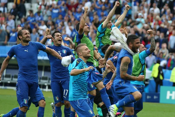 EURO 2016 EM FRANÇA - JOGO ENTRE ITÁLIA VS ESPANHA — Fotografia de Stock