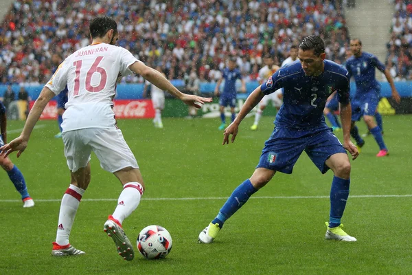 EURO 2016 EN FRANCIA - PARTIDO ENTRE ITALIA Y ESPAÑA —  Fotos de Stock