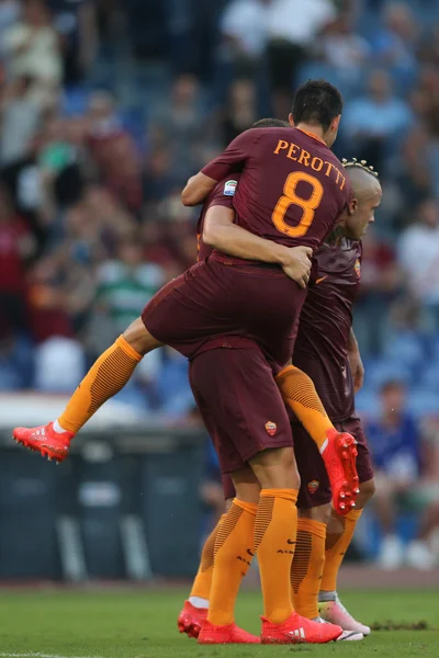 Serie A Tim: zápas Romové vs Udinese — Stock fotografie