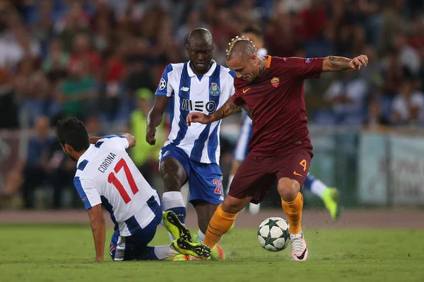 UEFA Champions League: a.s. Roma vs FC Porto uitspelen — Stockfoto