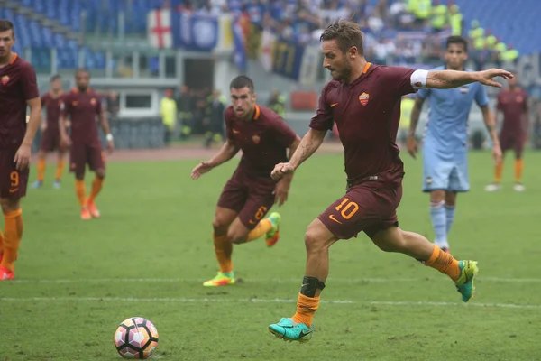 Seria League-zápas jako Roma vs Samdoria — Stock fotografie