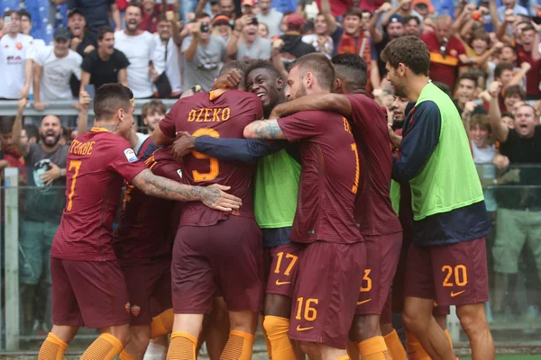 Серія ліги матч, як Рома проти Самдоріа — стокове фото
