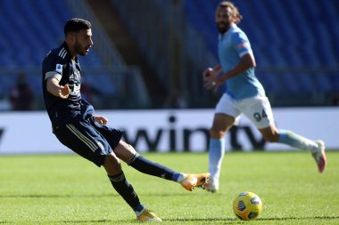 Roma, İtalya - 08 / 11 / 2020: FRABOTTA (JUVENTUS) Serie A İtalya Ligi karşılaşması sırasında Roma Olimpiyat Stadyumunda SS LAZIO FC Juventus 'a karşı.