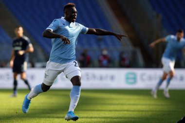 Roma, İtalya - 08 / 11 / 2020: Felipe Caicedo (LAZIO) Serie A İtalya Ligi karşılaşması sırasında Roma Olimpiyat Stadyumu 'nda SS LAZIO FC Juventus' a karşı.