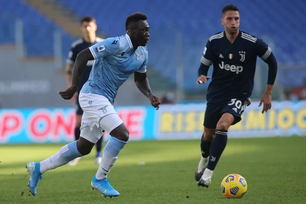 Rome Italië 2020 Felipe Caicedo Lazio Actie Tijdens Serie Italiaanse — Stockfoto