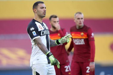 Roma, İtalya - 22 / 11 / 2020: LUIGI SEPE (PARMA) Serie A İtalya Ligi karşılaşmasında AS ROMA - PARMA CALCIO 1913 Roma Olimpiyat Stadyumu.