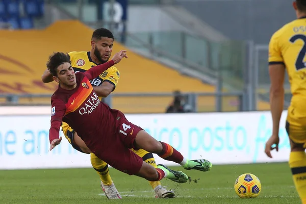 Roma 2020 Gonzalo Villar Roma Azione Durante Partita Serie Roma — Foto Stock