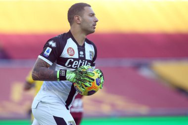 Roma, İtalya - 22 / 11 / 2020: LUIGI SEPE (PARMA) Serie A İtalya Ligi karşılaşmasında AS ROMA - PARMA CALCIO 1913 Roma Olimpiyat Stadyumu.