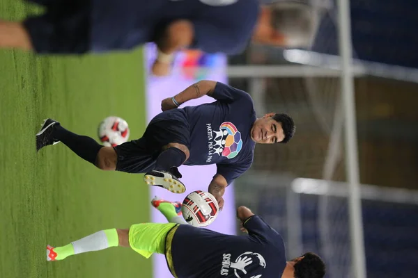 Rome Italy 2014 Diego Armando Maradona Action Friendly Match United — Stock Photo, Image