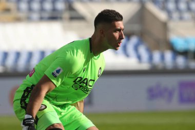 Roma, İtalya - 29 / 11 / 2020: MUSSO (UDINESE) İtalyan Serisi sırasında SS LAZIO ile UDINESE arasında oynanan 20 / 21 'lik futbol maçı sırasında Roma Olimpiyat Stadyumu' nda gerçekleşti