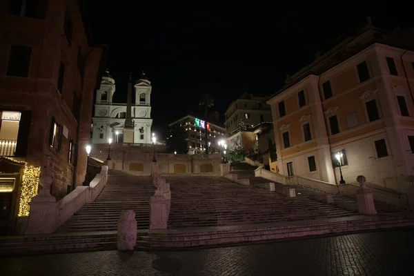 Роме Італія 2020 Триніта Деі Монті Покинутому Історичному Центрі Риму — стокове фото