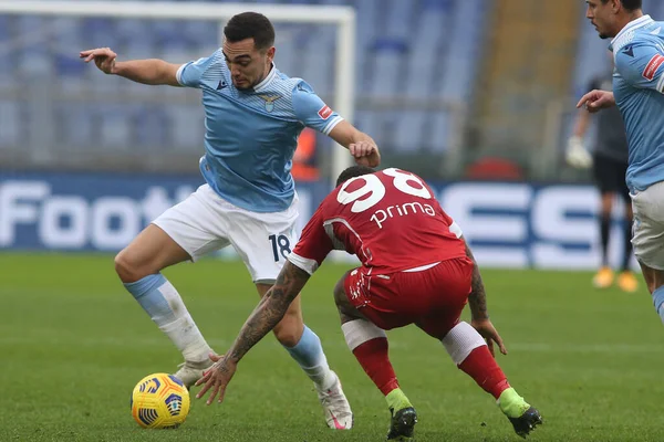 Řím Itálie 2021 Escalante Lazio Akci Italském Stadionu Liga 2020 — Stock fotografie