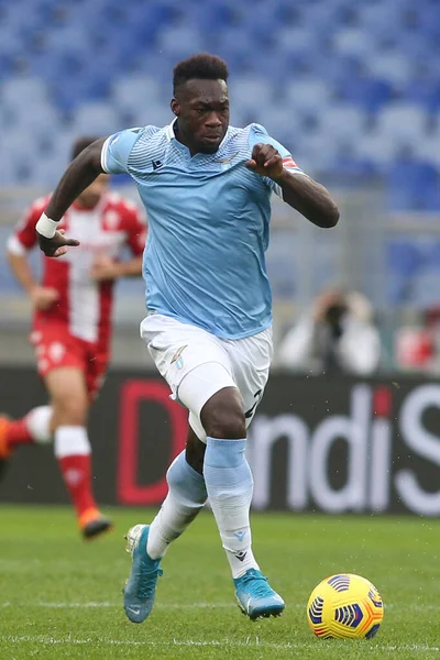 ROME, İtalya - 06.01.2021: Felipe Caicedo (LAZIO) İtalya Serie A Ligi 2020-2021 futbol karşılaşmasında SS LAZIO-FIORENTINA, Roma Olimpiyat Stadyumu 'nda