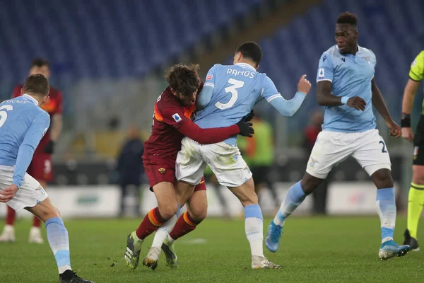 Řím Itálie 2021 Gonzalo Villar Roma Luiz Felipe Lazio Akci — Stock fotografie