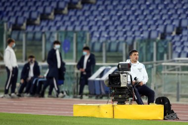 Rome, Italy - 02/01/2021: Danilo Cataldi (LAZIO). The match was not played because 10 Torino players were affected by covid-19 coronavirus infection, Torino did not leave for Rome. at Olympic Stadium in Rome