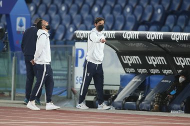 Rome, Italy - 02/01/2021:  Marco Parolo (LAZIO). The match was not played because 10 Torino players were affected by covid-19 coronavirus infection, Torino did not leave for Rome. at Olympic Stadium in Rome