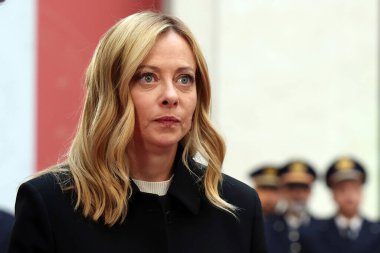 Roma, İtalya - 9 Aralık 2025: İtalya Başbakanı Giorgia Meloni, Roma 'daki Chigi Sarayı' nda Ukrayna Cumhurbaşkanı Volodymyr Zelensky ile bir araya geldi.