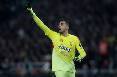 Roma, İtalya - 1 Mart 2026: Juventus 'lu Mattia Perin, AS Romanları ile Torino' lu Fc Juventus arasında oynanan 2025-2026 Serie A Enilive futbol karşılaşmasında