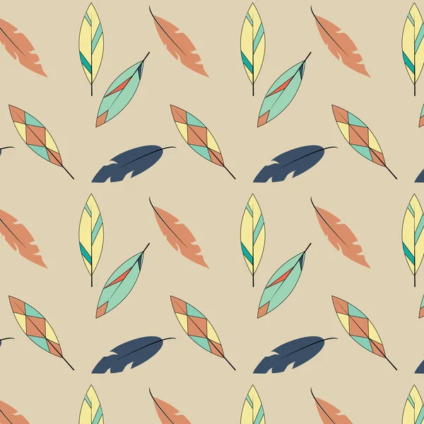 Sarı ve mavi tonlarda tüy desen