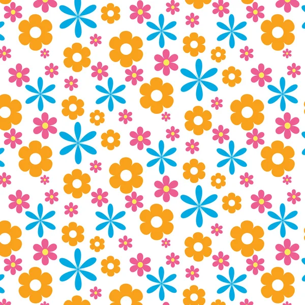 Modèle floral simple — Image vectorielle