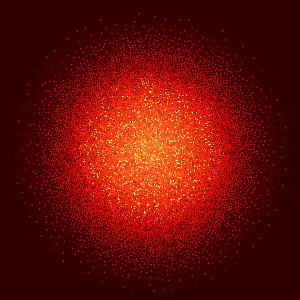 Abstrakte glühende rote Vektorhintergrund — Stockvektor