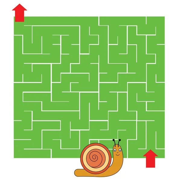 Jeu de labyrinthe : thème animaux — Image vectorielle