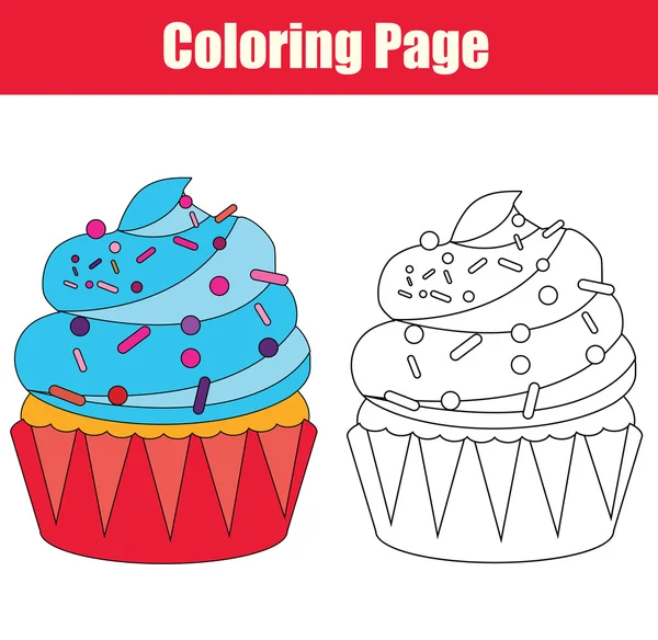 Vetores de Cor Cupcake Bonito Por Números Jogo Educativo Para Crianças  Página Para Colorir e mais imagens de Amarelo - iStock