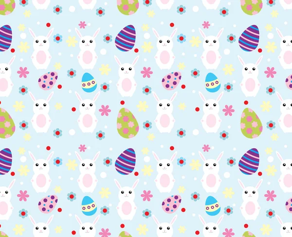 Easter bunny pattern — Stock Vector
