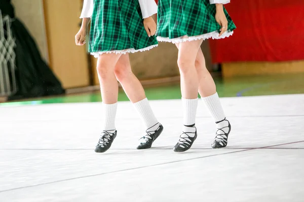 Irlandês dança pernas — Fotografia de Stock