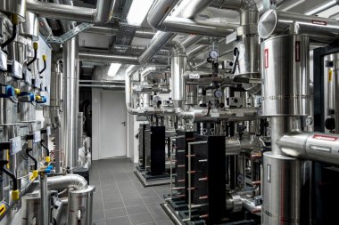 Termik santral boru modern Fabrikası'nda