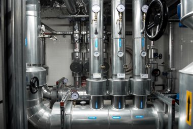 Termik santral boru modern Fabrikası'nda
