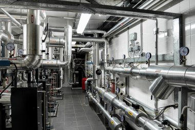 Termik santral boru modern Fabrikası'nda