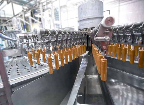 Automatic production line of fruit ice cream