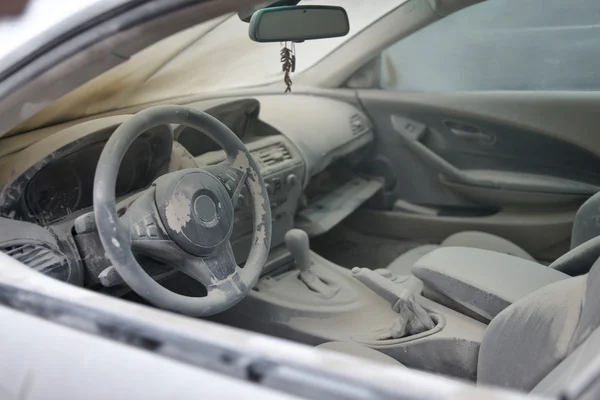 자동차 내부 먼지의 시트 — 스톡 사진