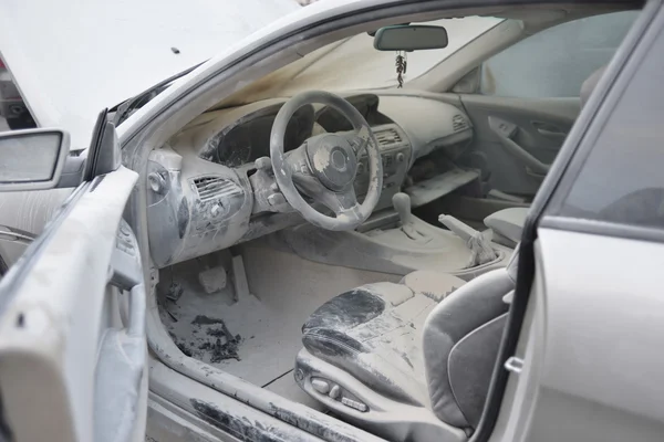 자동차 내부 먼지의 시트 — 스톡 사진