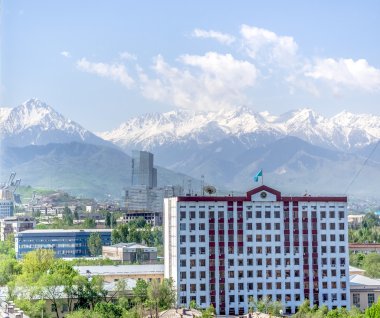 Panoramik dağ kenti