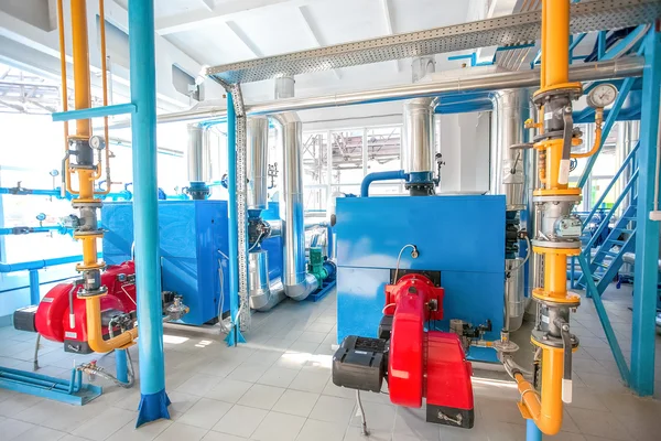 Endüstriyel su pompalama - Fabrikası'nda — Stok fotoğraf
