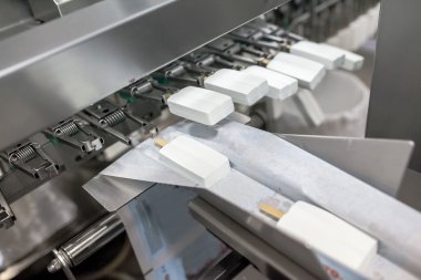 Dondurma Fabrikası'nda üretim